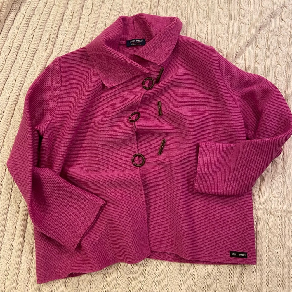 Saint James Pink Boxy sweater